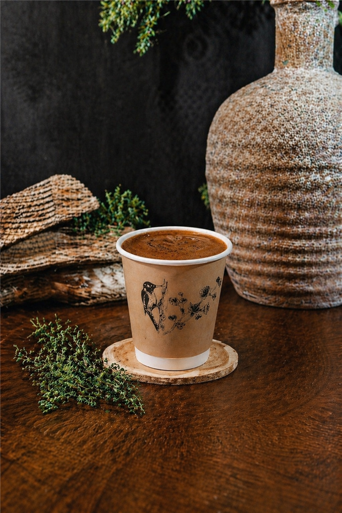 Turkish coffee with milk